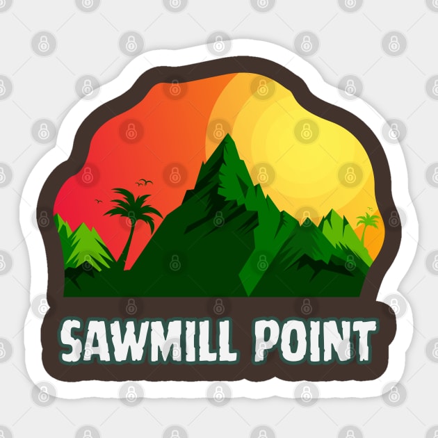 Sawmill Point Sticker by Canada Cities